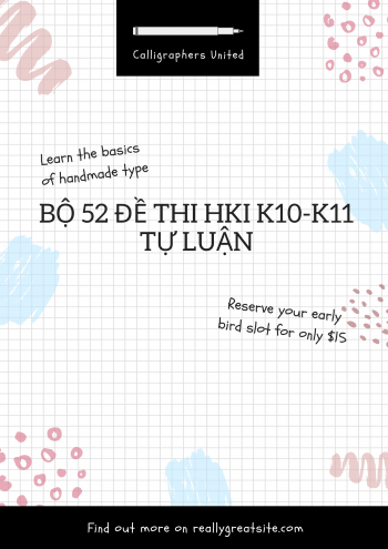 Bộ 52 đề thi HKI môn Toán K10-K11 (Tự luận)