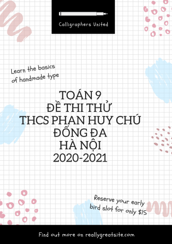 Toán 9: Đề thi thử vào 10 THCS Phan Huy Chú - Đống Đa - Hà Nội