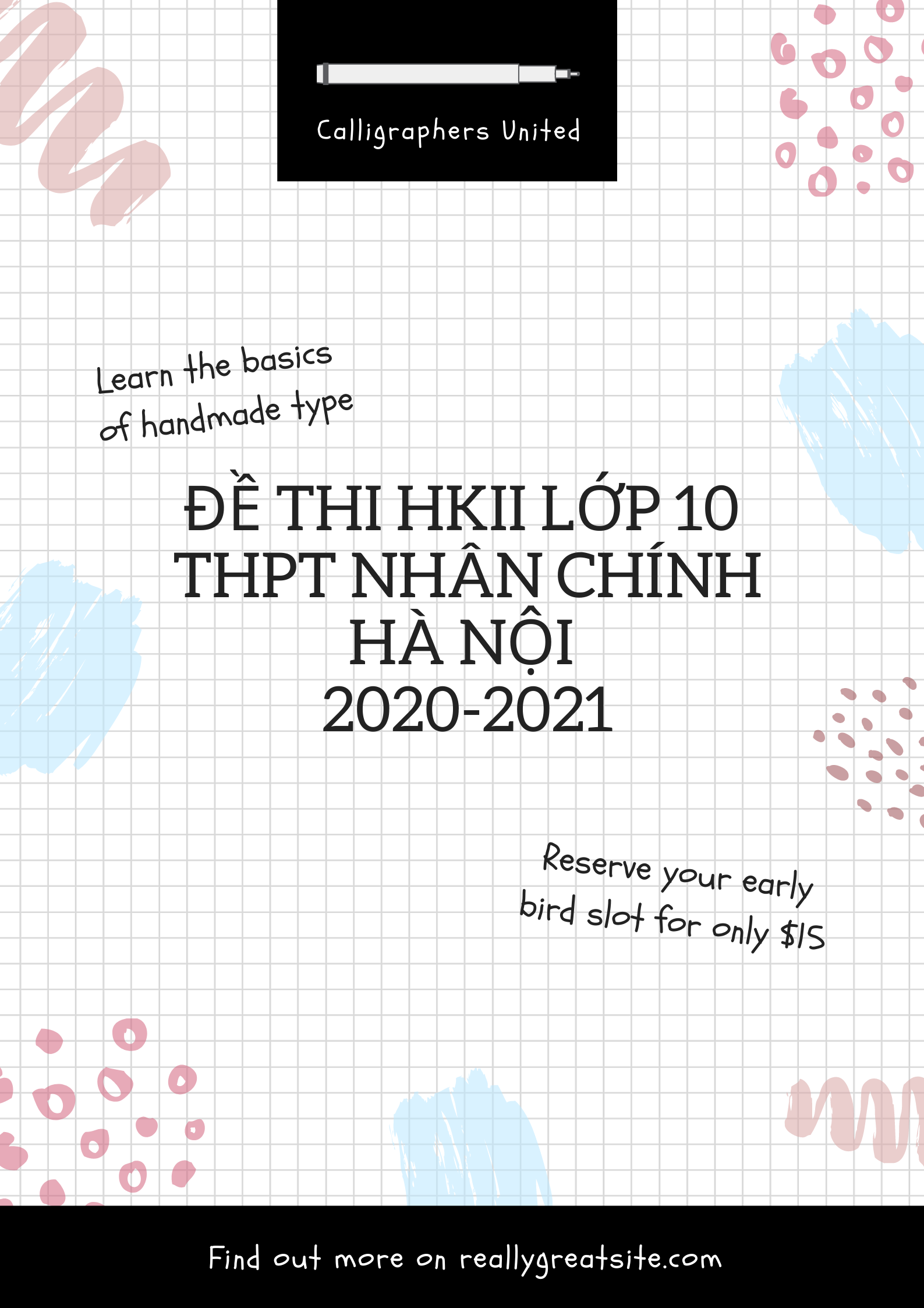 Toán 10: Đề thi HKII THPT Nhân Chính Hà Nội năm 2020-2021