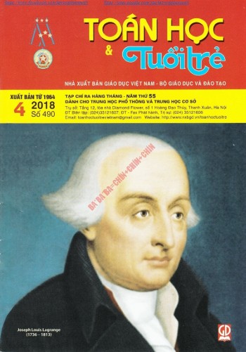 Tạp chí toán học và tuổi trẻ số 490 - 04/2018