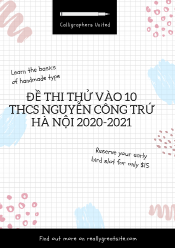 Toán 9: Thi thử vào 10 THCS Nguyễn Công Trứ - Hà Nội năm học 2020-2021