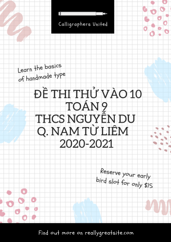 Toán 9 : Đề thi thử vào 10 THCS Nguyễn Du - Q. Nam Từ Liêm lần 4 năm 2020-2021