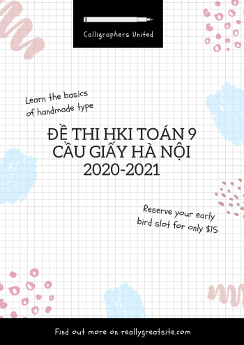 Toán 9: Đề thi HKI Quận Cầu Giấy hà Nội năm 2020 - 2021